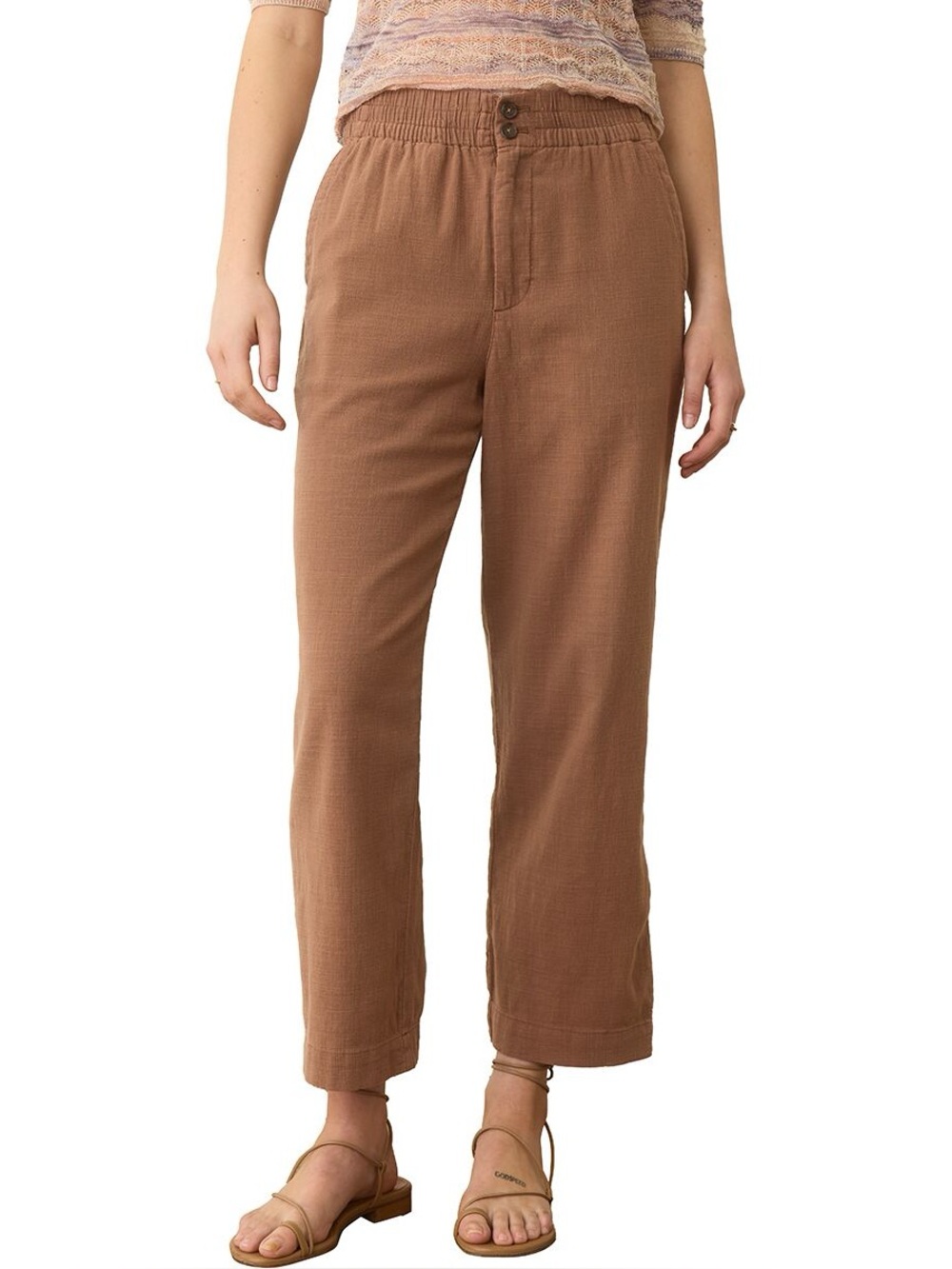 Marine Layer Elle Relaxed Crop Pant | Medium